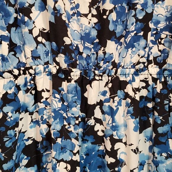 Lapis blue and white floral midi dress NWT - Picture 12 of 12